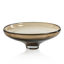  Cambria Glass Bowl, Taupe