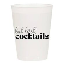  But First, Cocktails Frosted Cups