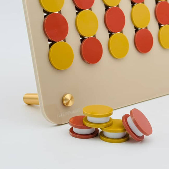Connect Four - Terracota & Mustard