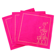  Blush Bubbles Cocktail Napkins
