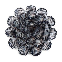  Navy Dahlia Ceramic Flower