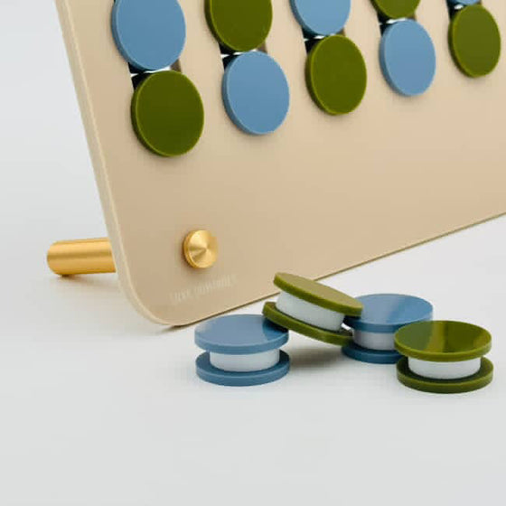 Connect Four - French Blue & Avocado