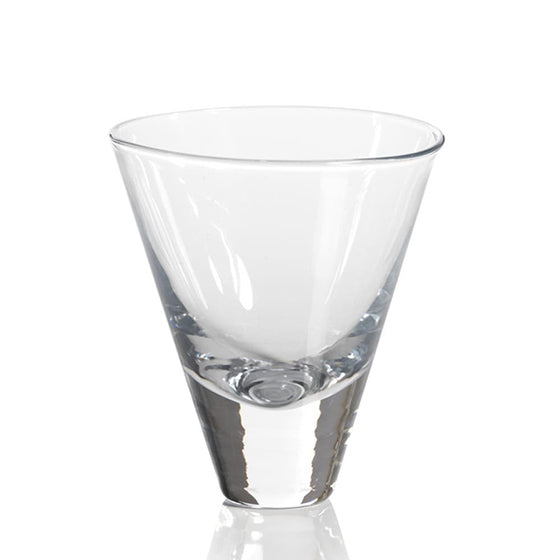Amalfi Stemless Martini Glasses , Set of 4