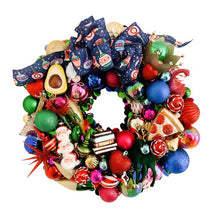  Multicolored Christmas Wreath