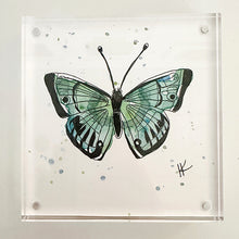  Mini Butterfly Watercolor - Green