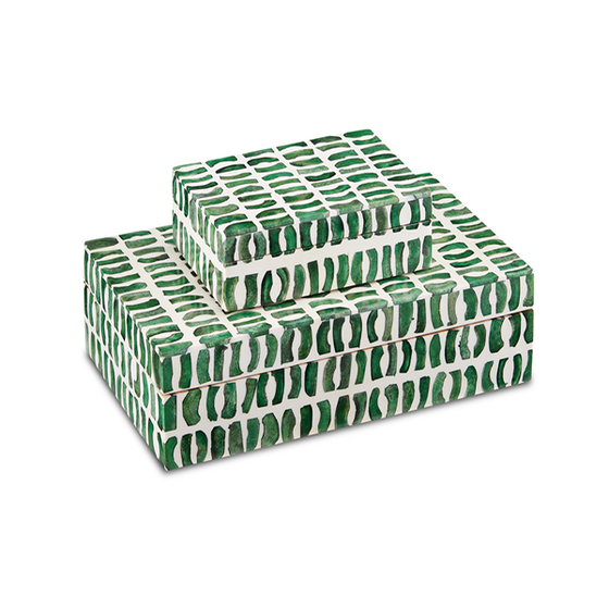 Emerald Set of Boxes