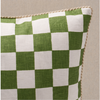 Green Checkered Pillow