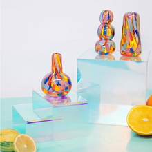  Rainbow Mini Vase & Bowl, Sold as a Set