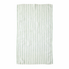 Belmont Stripe Linen Tea Towel - Leaf