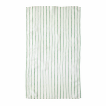  Belmont Stripe Linen Tea Towel - Leaf