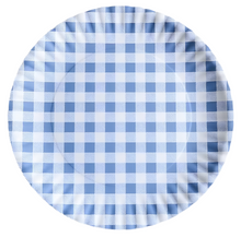  Blue Gingham Melamine Platter