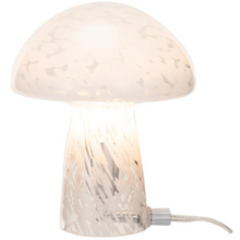  Blown Confetti Glass Mushroom Table Lamp