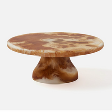  Swirled Resin Cake Stand, Small