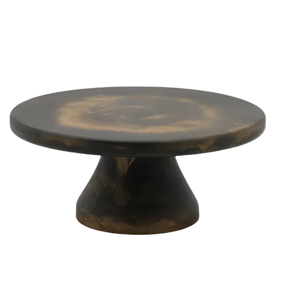 Swirled Resin Cake Stand, Large