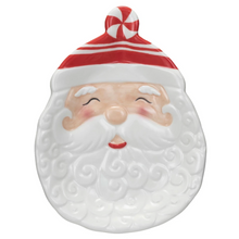  Hand Painted Santa Plate