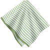 Ticking Stripe Napkins, Basil - Set of 6