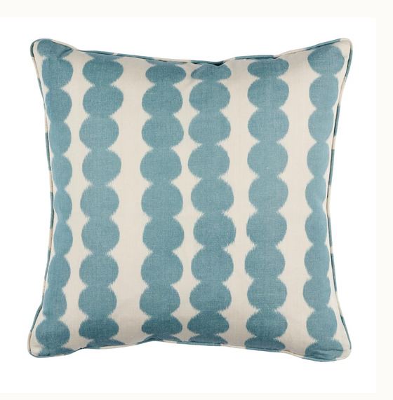 Full Circle Pillow in Sky Blue