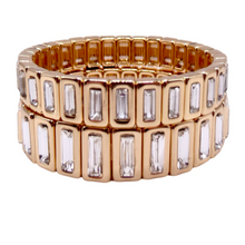  The Mini Baguette Clear Gem Bracelet