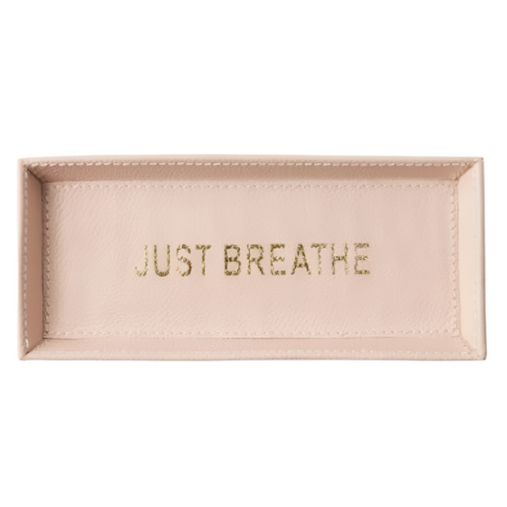 Just Breathe Leather Eyeglass Holder