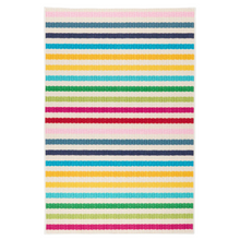  Rainbow Stripe Washable Rug