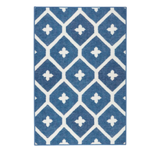  Elizabeth Navy Washable Rug