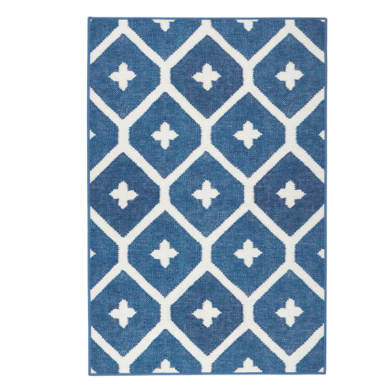 Elizabeth Navy Washable Rug