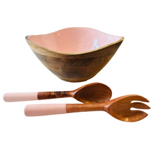  Pink Mango Bowl & Server Set