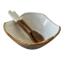  White Mango Bowl & Server Set
