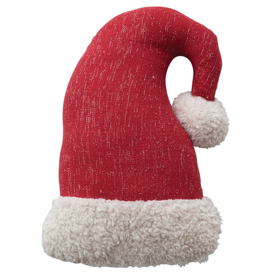 Woven Santa Hat Shaped Pillow