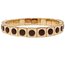  Chocolate Brown Stud Bracelet