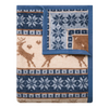 Brett Fair Isle Fleece Blanket