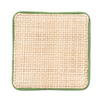 Spring Green Raffia Coasters