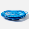 Swirled Resin Serving Tray in Blue