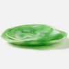 Swirled Resin Serving Tray in Green