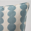 Full Circle Pillow in Sky Blue