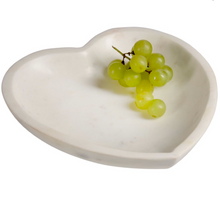  Marble Heart Shaped Bowl - Large