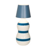 Lido Rechargeable Ceramic Lamp - Horizontal Stripe