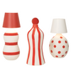 Lido Rechargeable Ceramic Lamp - Horizontal Stripe