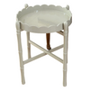 Scallop Laquer Tray and Stand