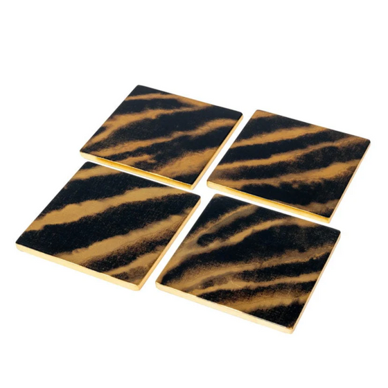 Go Wild Lacquer Coaster Sets
