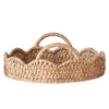 Scalloped Rattan Tray