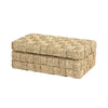 Natural Abaca Rope Hinged Box with Suede Interior, Set of 2