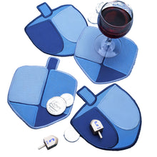  Dreidel Cocktail Napkins - Set of 4