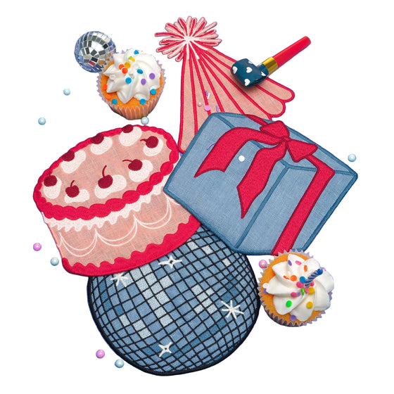 Birthday Cocktail Napkins - Set of 4