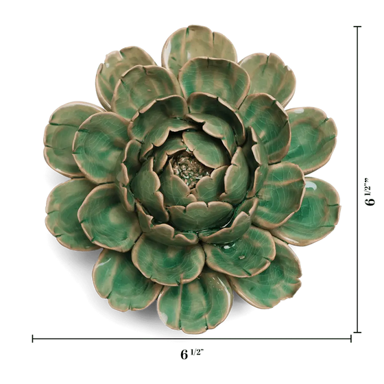Artichoke Ceramic  Flower