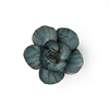 Navy Poppy Ceramic Flower