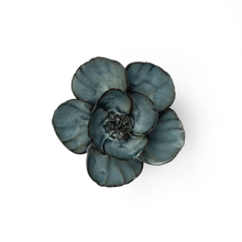  Navy Poppy Ceramic Flower