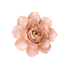 Rose Pink Camellia Ceramic Flower