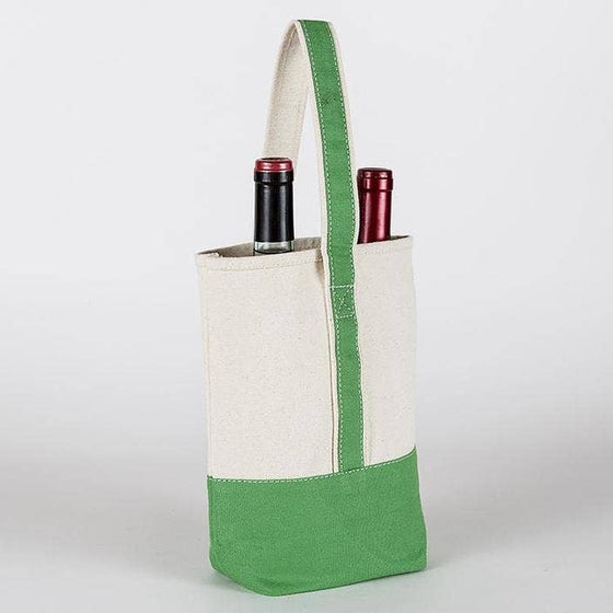 Canvas Wine Tote - Double