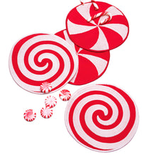  Peppermint Cocktail Napkins - Set of 4